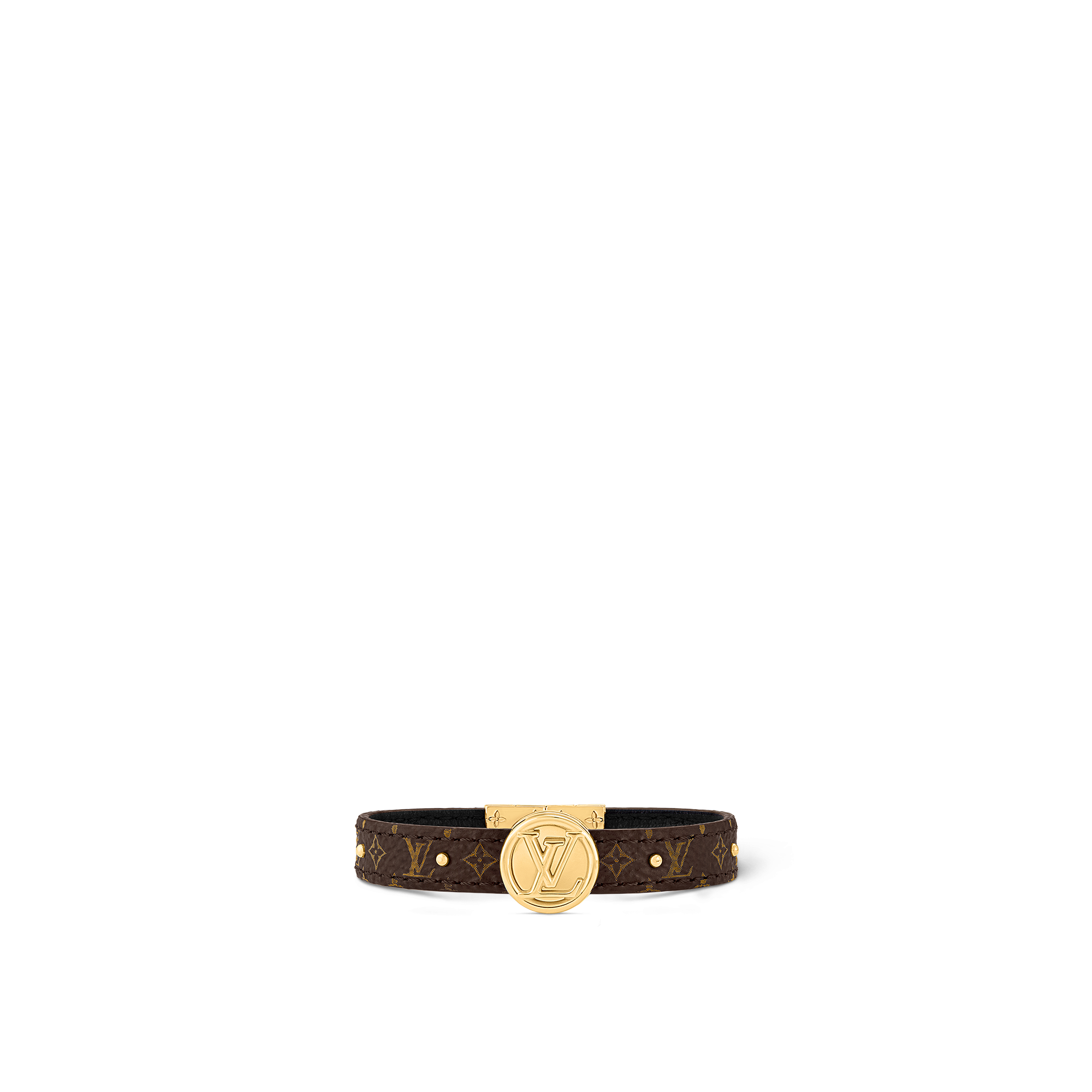 LV Circle Reversible Bracelet - Luxury Monogram Canvas Black | LOUIS VUITTON